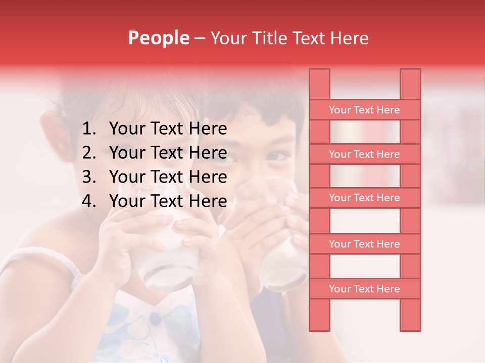 Nutrient Girl Male PowerPoint Template
