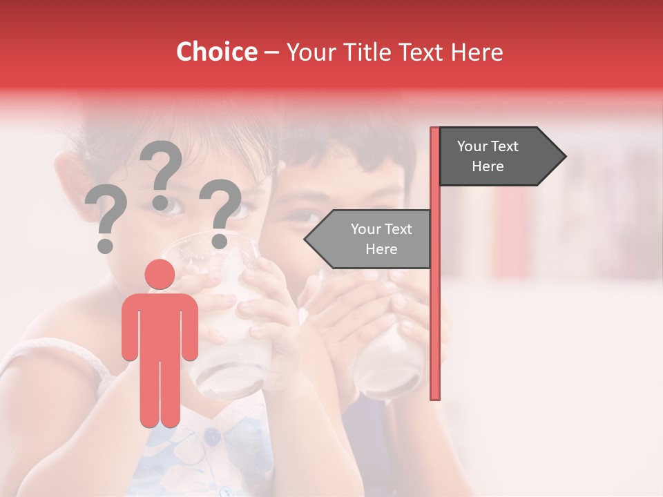 Nutrient Girl Male PowerPoint Template