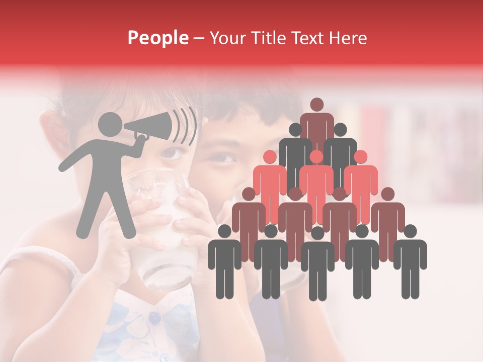 Nutrient Girl Male PowerPoint Template