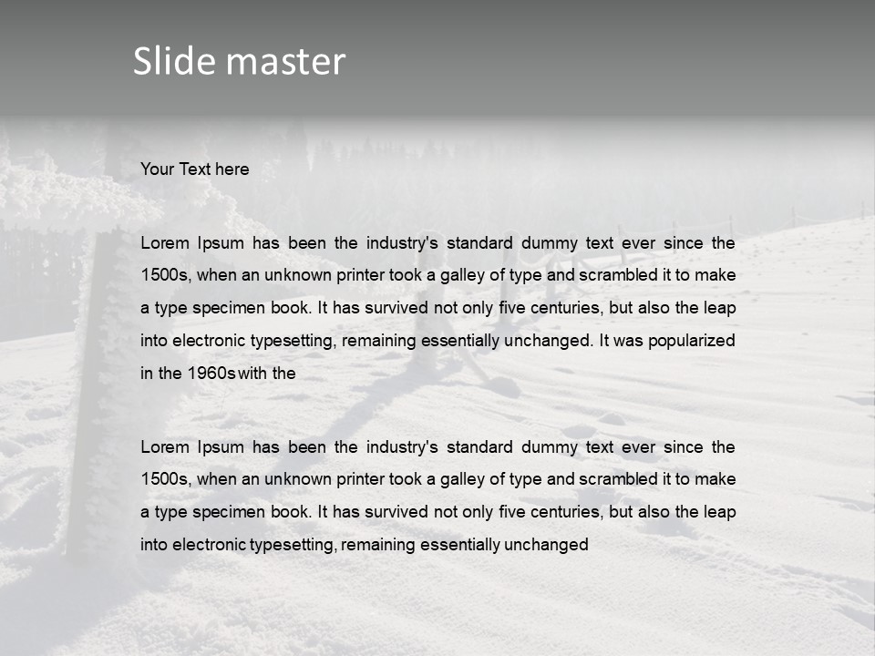 Spitzing Sky Weihnachten PowerPoint Template