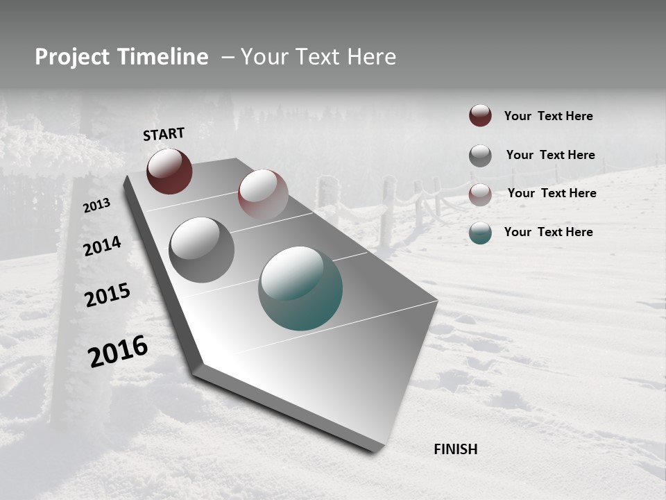 Spitzing Sky Weihnachten PowerPoint Template