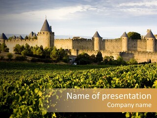 Ancient Aude Roussillon PowerPoint Template