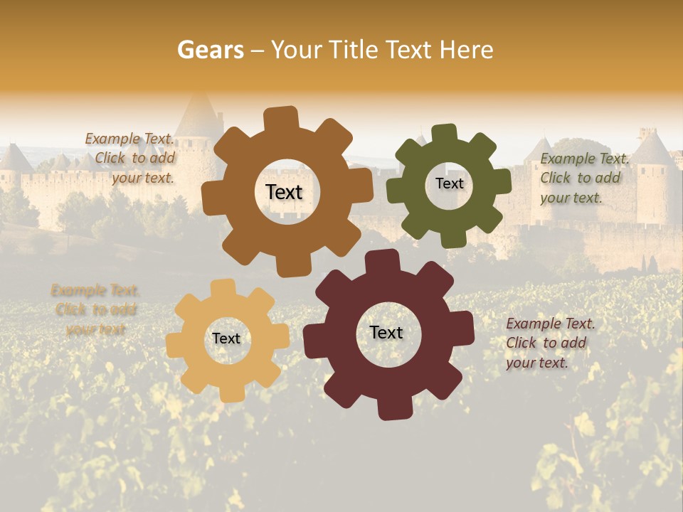 Ancient Aude Roussillon PowerPoint Template