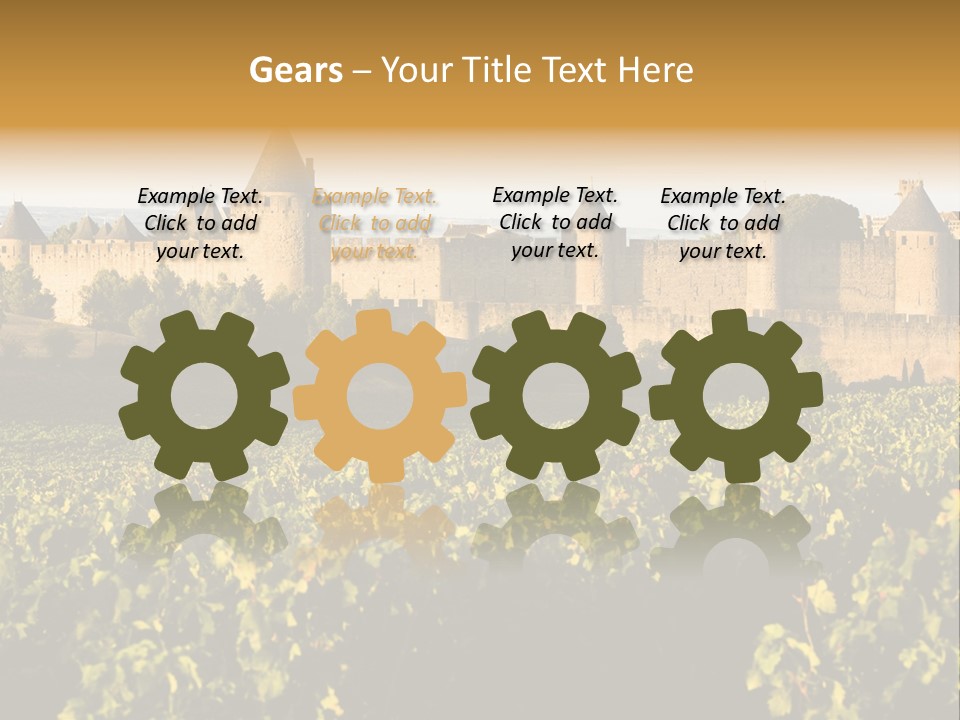 Ancient Aude Roussillon PowerPoint Template