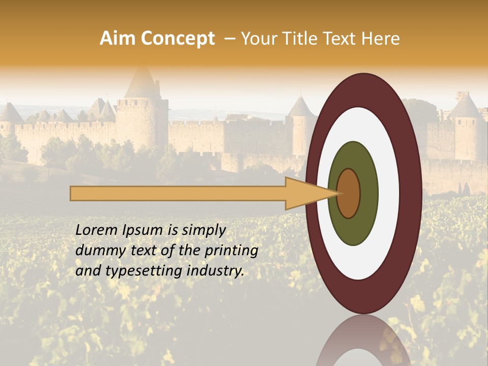 Ancient Aude Roussillon PowerPoint Template