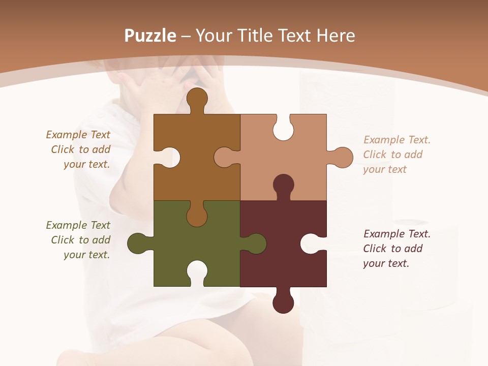 Infant Beauty Infantile PowerPoint Template