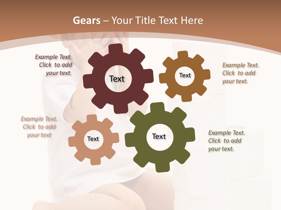 Infant Beauty Infantile PowerPoint Template