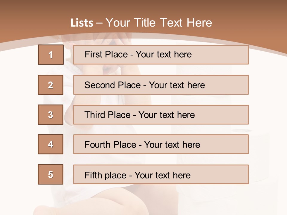 Infant Beauty Infantile PowerPoint Template