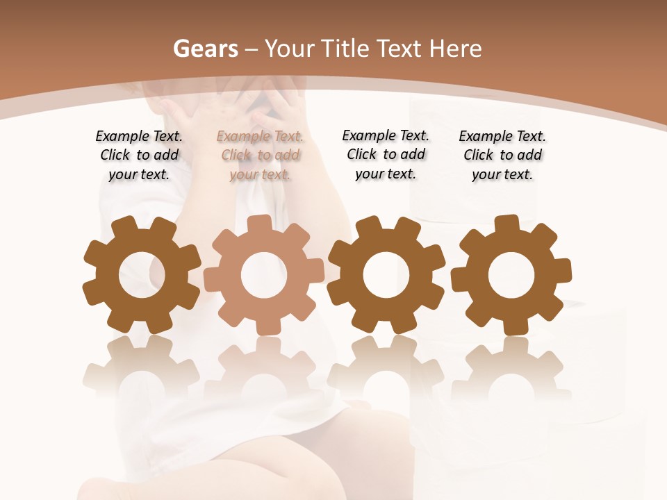 Infant Beauty Infantile PowerPoint Template