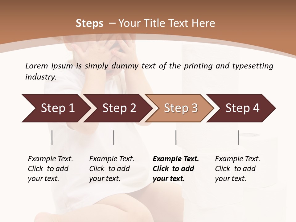 Infant Beauty Infantile PowerPoint Template