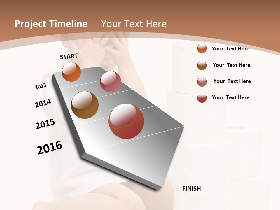 Infant Beauty Infantile PowerPoint Template