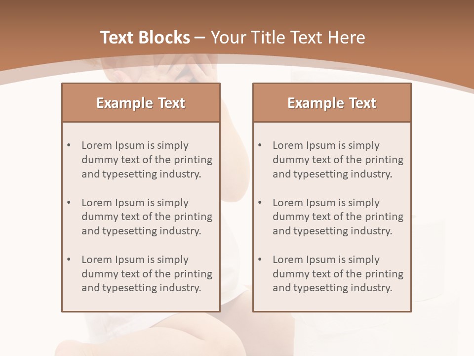 Infant Beauty Infantile PowerPoint Template