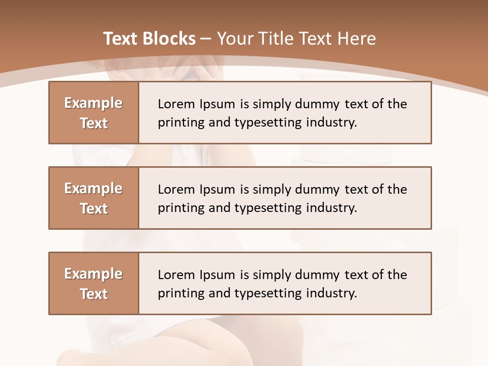 Infant Beauty Infantile PowerPoint Template