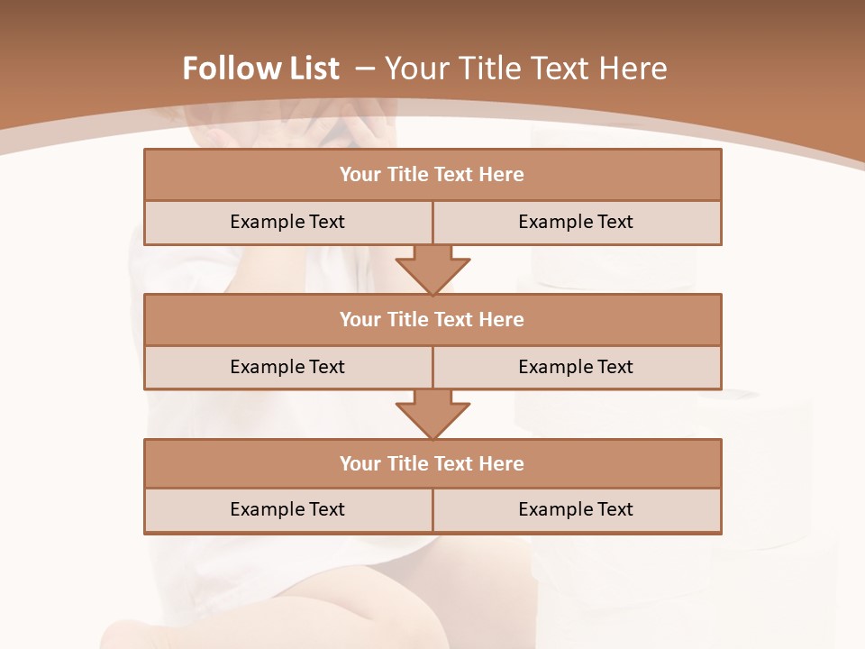 Infant Beauty Infantile PowerPoint Template