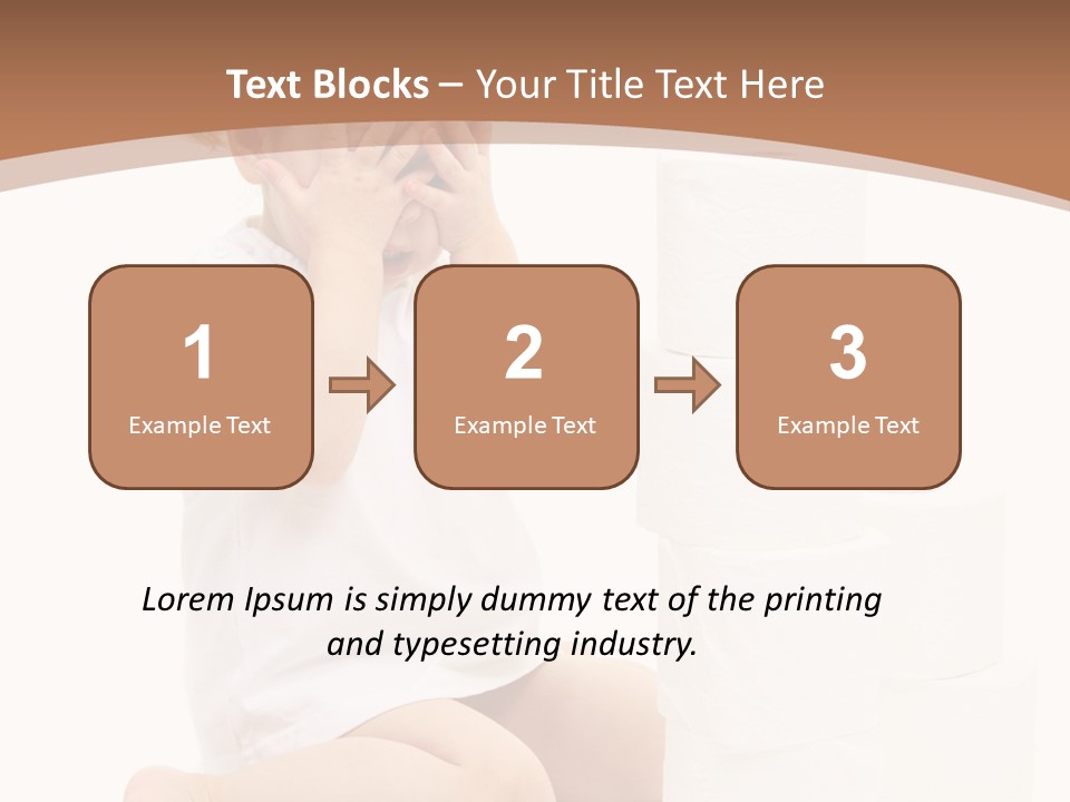 Infant Beauty Infantile PowerPoint Template