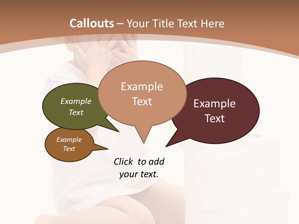 Infant Beauty Infantile PowerPoint Template