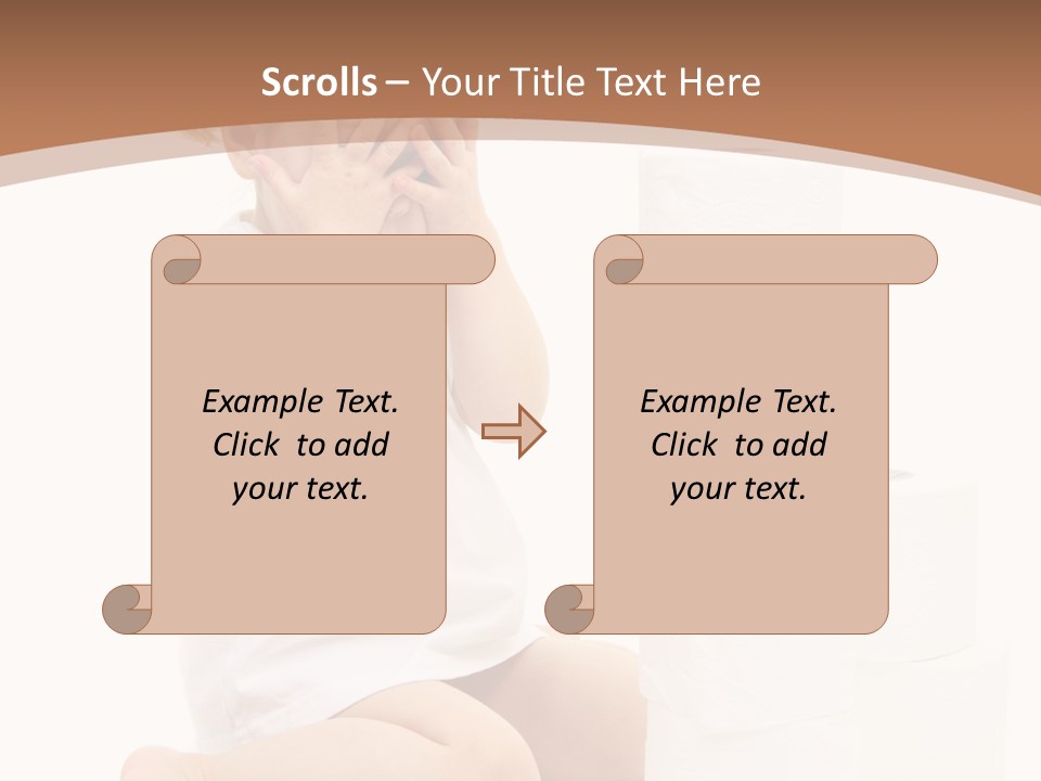Infant Beauty Infantile PowerPoint Template