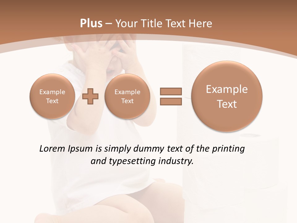 Infant Beauty Infantile PowerPoint Template