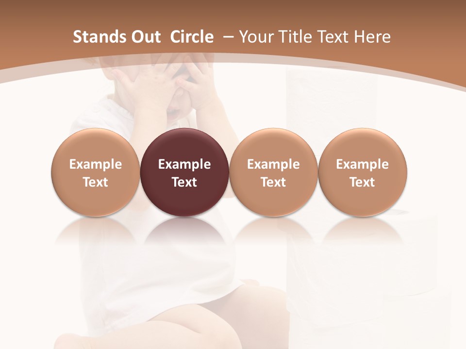 Infant Beauty Infantile PowerPoint Template