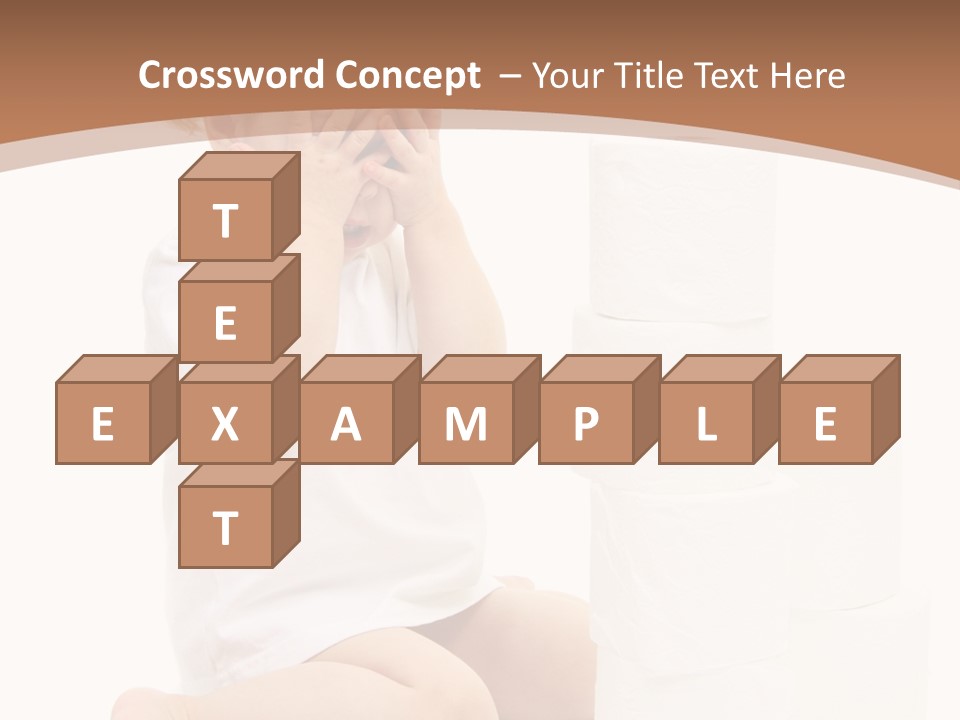 Infant Beauty Infantile PowerPoint Template