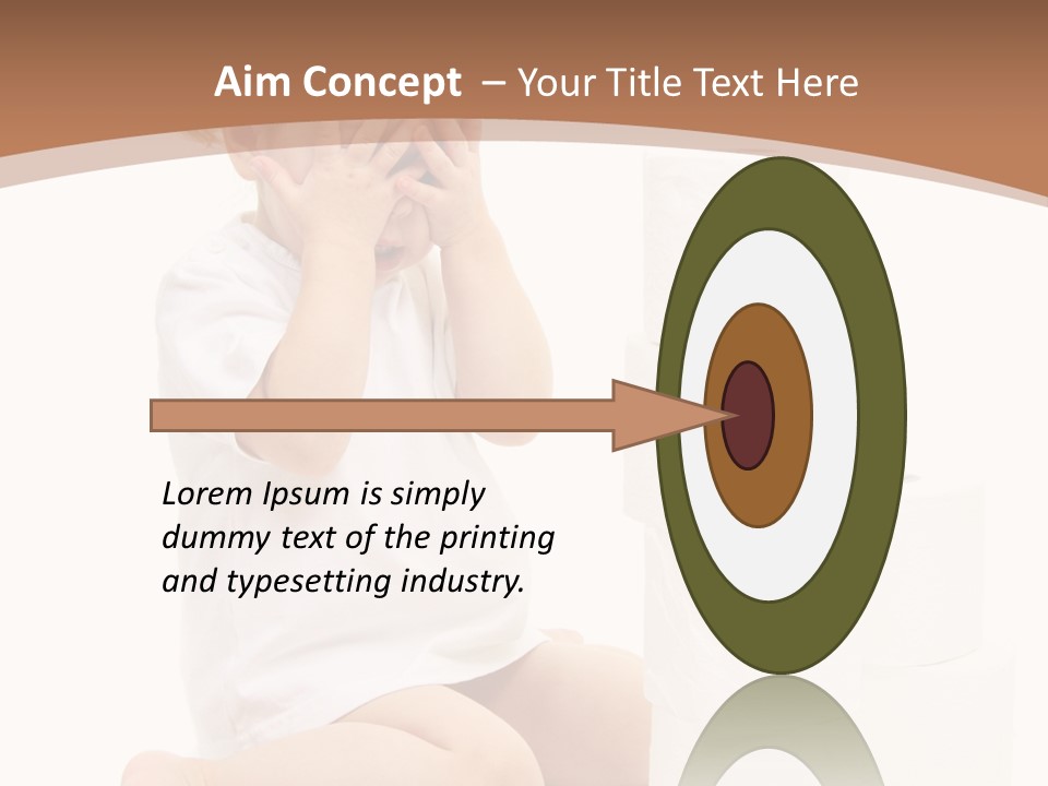 Infant Beauty Infantile PowerPoint Template