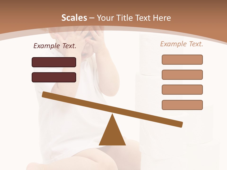 Infant Beauty Infantile PowerPoint Template