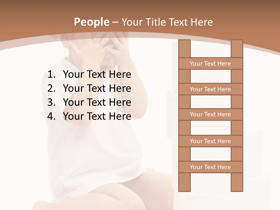 Infant Beauty Infantile PowerPoint Template