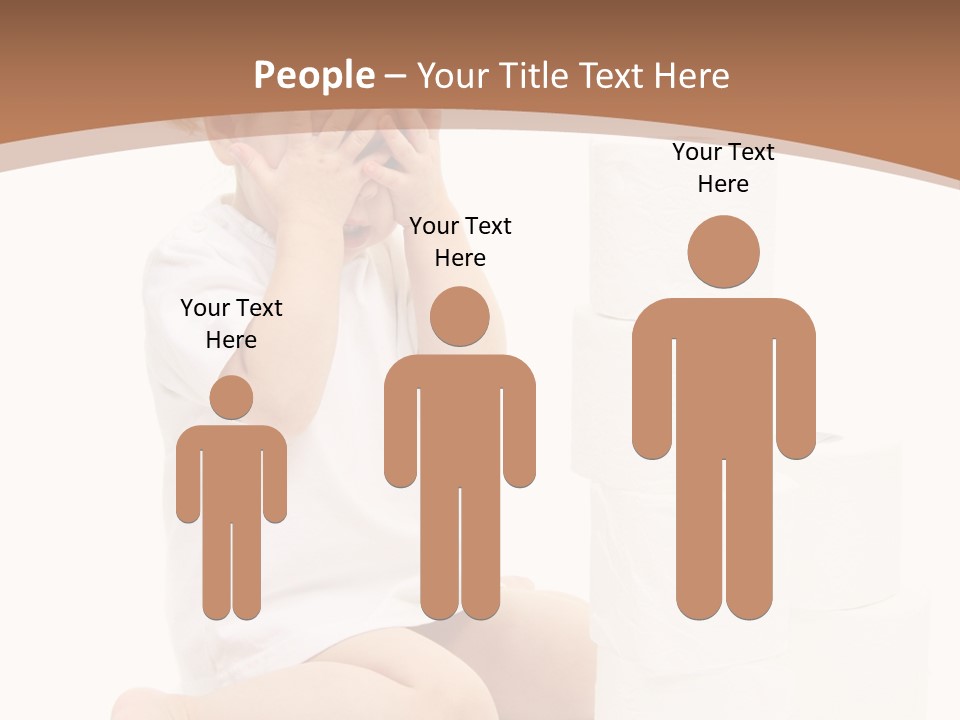 Infant Beauty Infantile PowerPoint Template