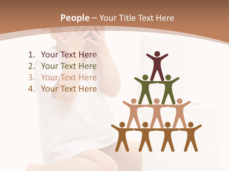 Infant Beauty Infantile PowerPoint Template