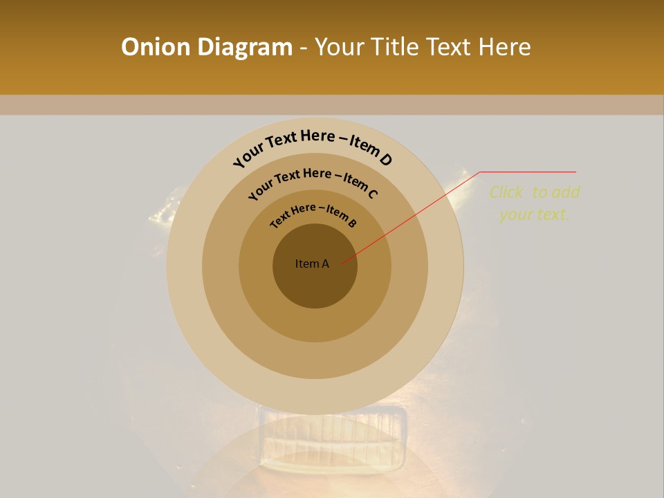 A Gold Mask With A Face On It PowerPoint Template