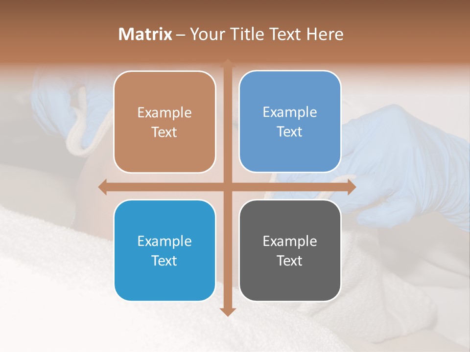 Forehead Skin Technician PowerPoint Template