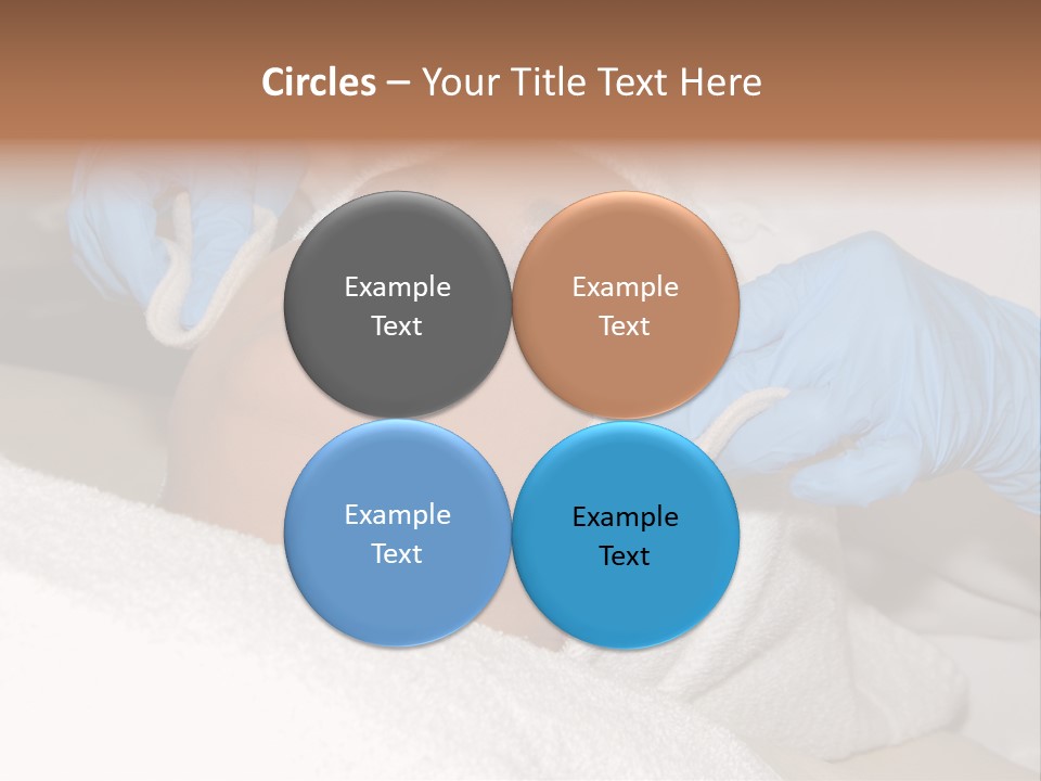 Forehead Skin Technician PowerPoint Template