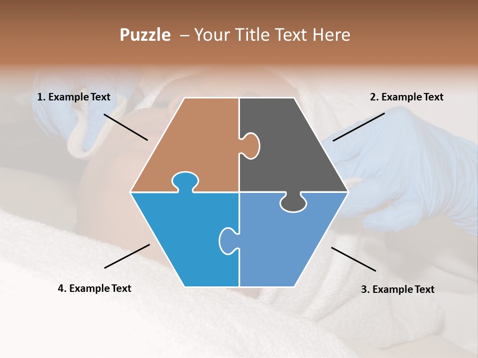 Forehead Skin Technician PowerPoint Template