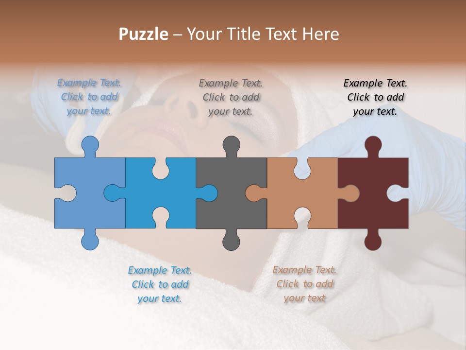 Forehead Skin Technician PowerPoint Template