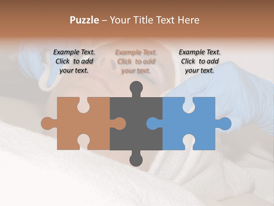 Forehead Skin Technician PowerPoint Template