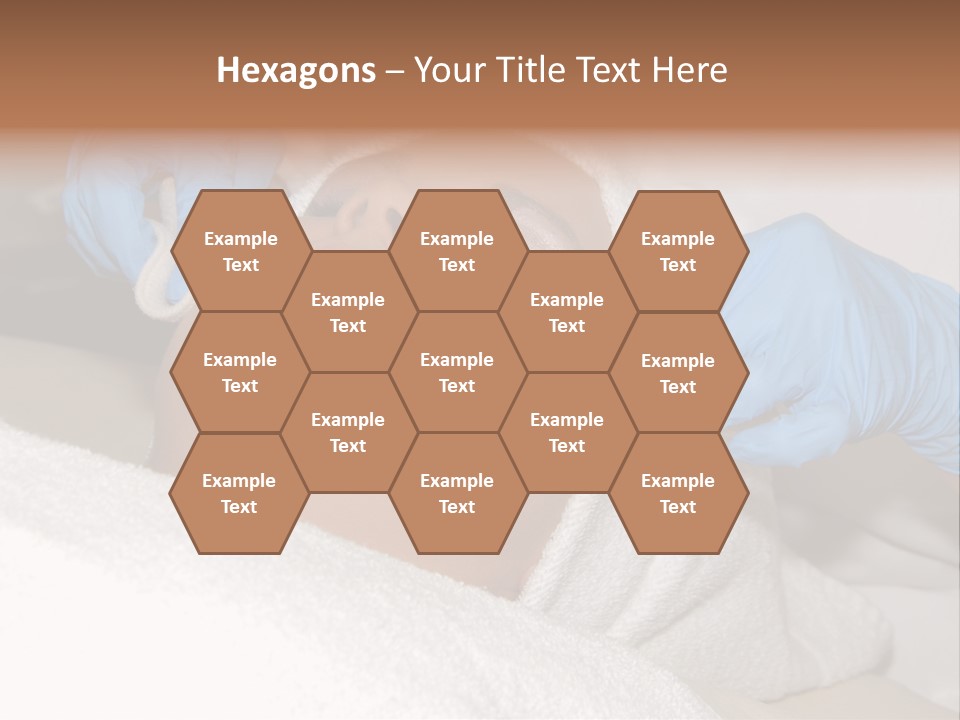 Forehead Skin Technician PowerPoint Template