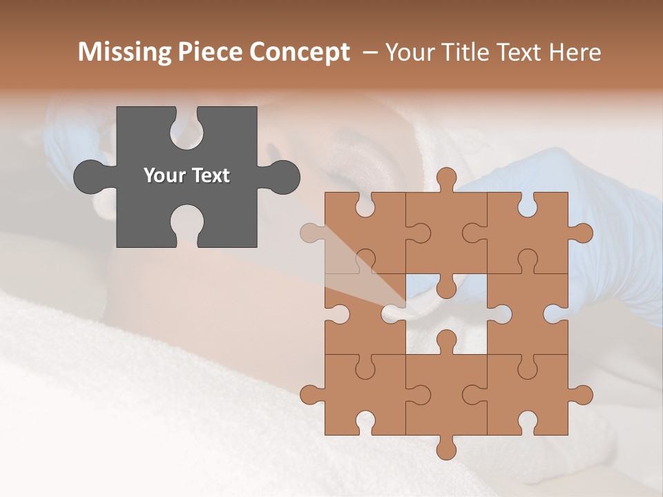 Forehead Skin Technician PowerPoint Template