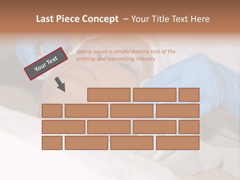 Forehead Skin Technician PowerPoint Template