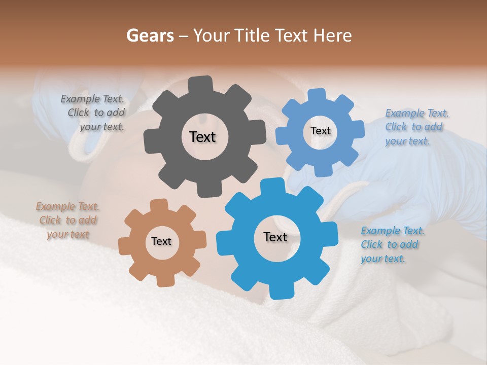 Forehead Skin Technician PowerPoint Template
