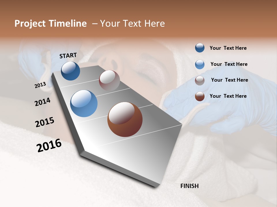 Forehead Skin Technician PowerPoint Template