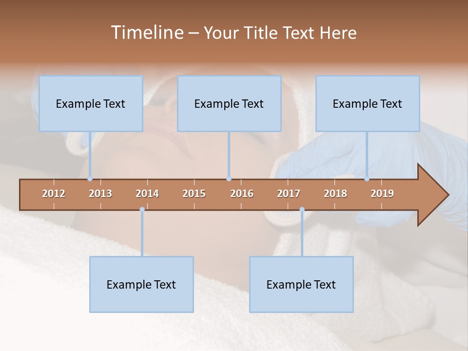 Forehead Skin Technician PowerPoint Template
