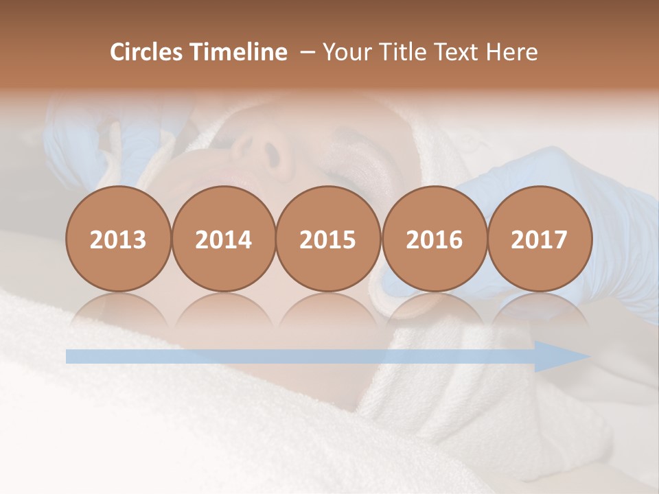 Forehead Skin Technician PowerPoint Template