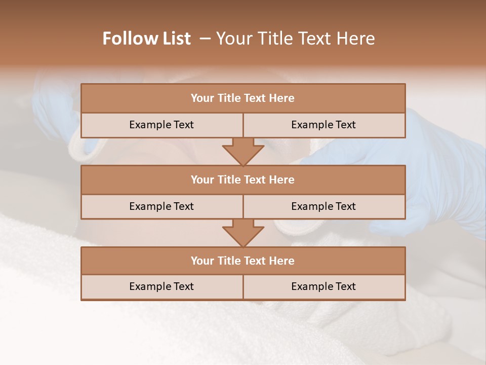 Forehead Skin Technician PowerPoint Template