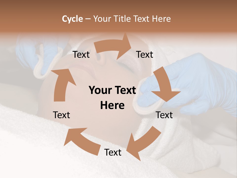Forehead Skin Technician PowerPoint Template