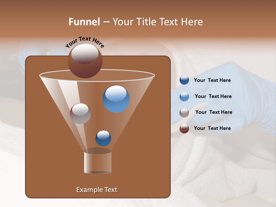 Forehead Skin Technician PowerPoint Template
