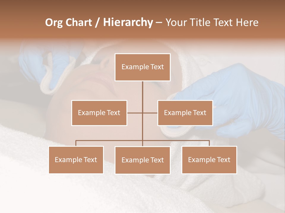 Forehead Skin Technician PowerPoint Template