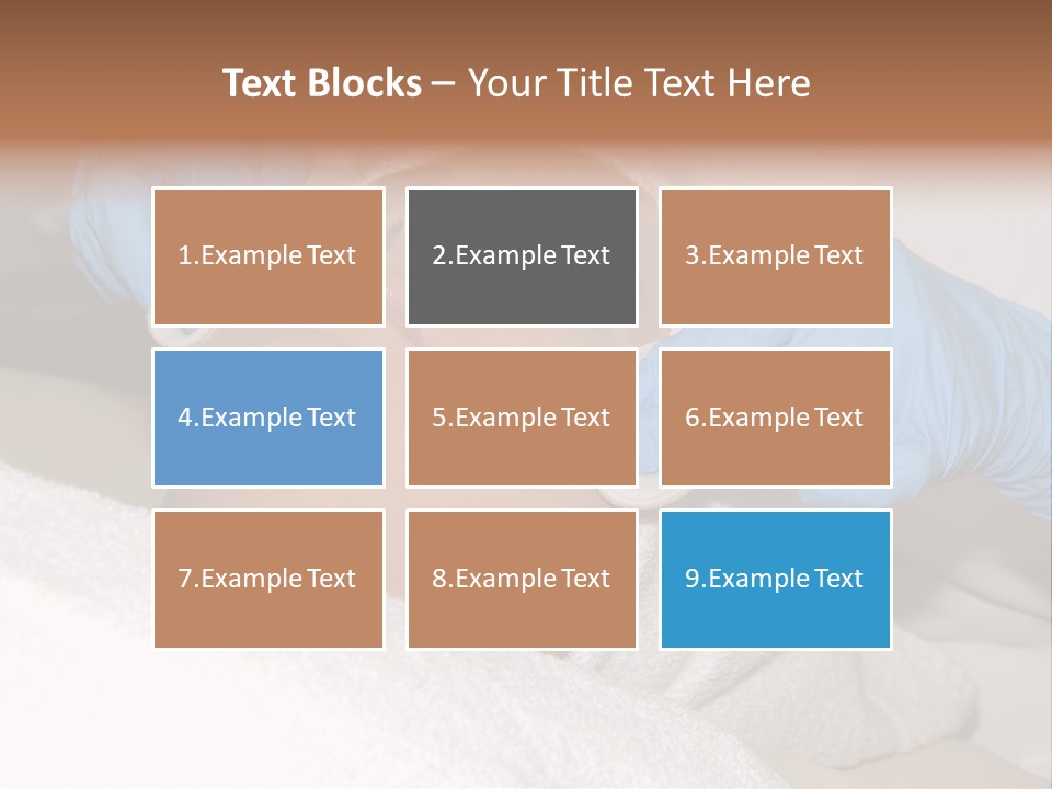 Forehead Skin Technician PowerPoint Template