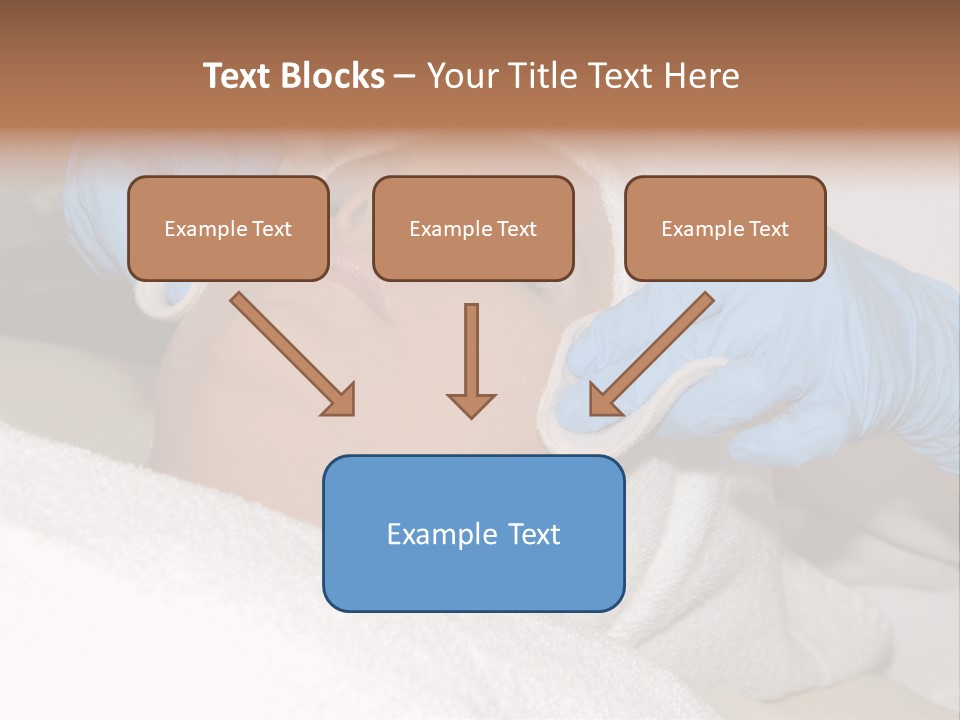 Forehead Skin Technician PowerPoint Template