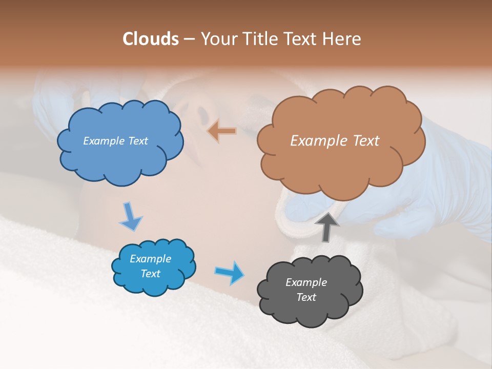 Forehead Skin Technician PowerPoint Template