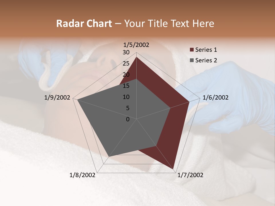Forehead Skin Technician PowerPoint Template